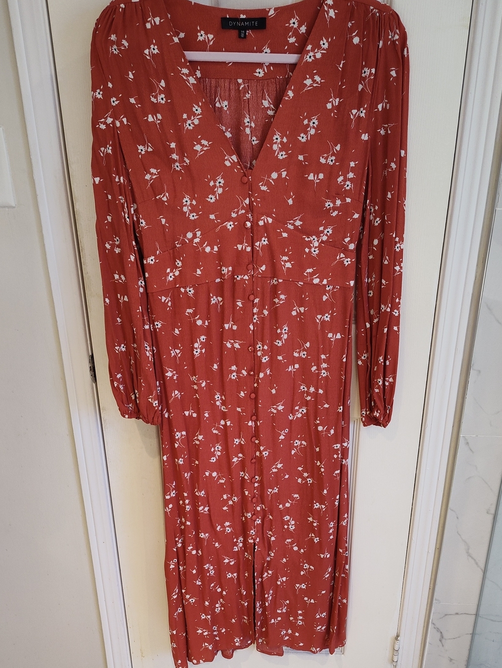 DYNAMITE Maxi Fall Floral Dress
